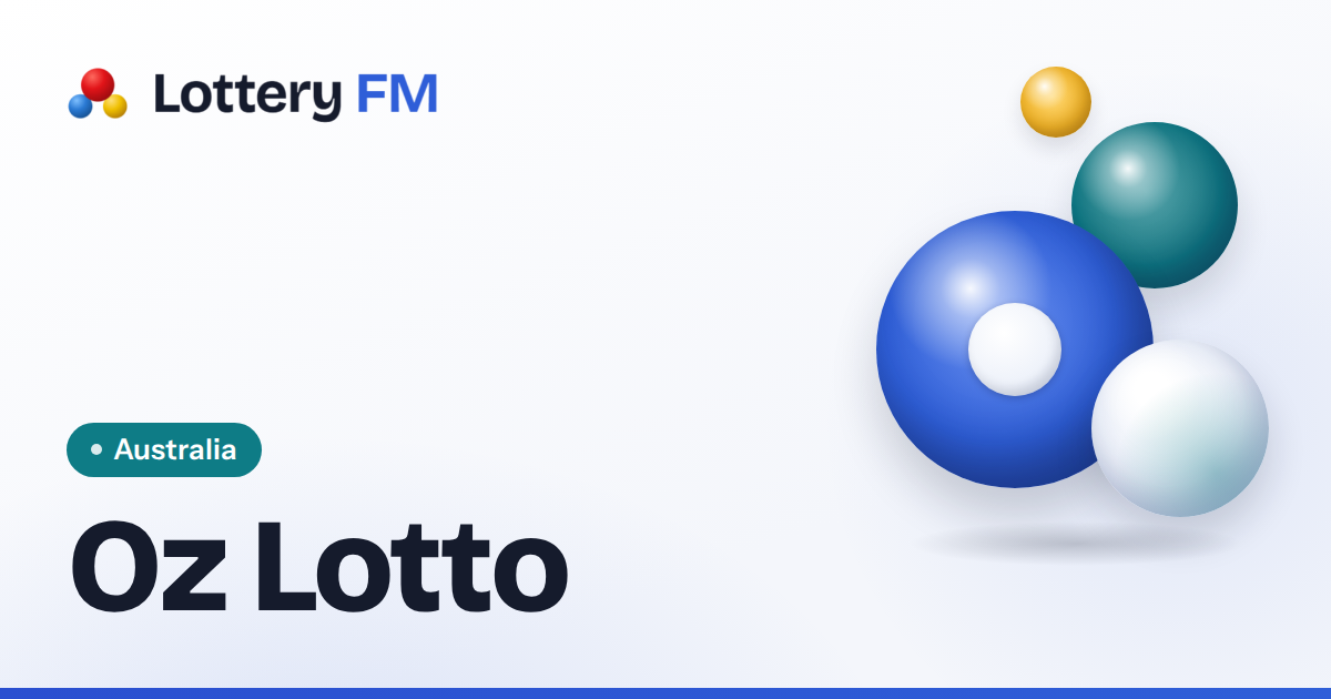 Draw Australi Oz Lotto Results Draw 1705 · 20 October 2026 | Lottery FM